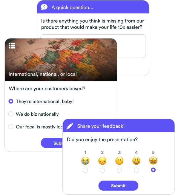 eWebinar interactions