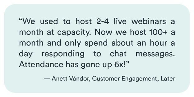 Quote from Anett Vandor from Later