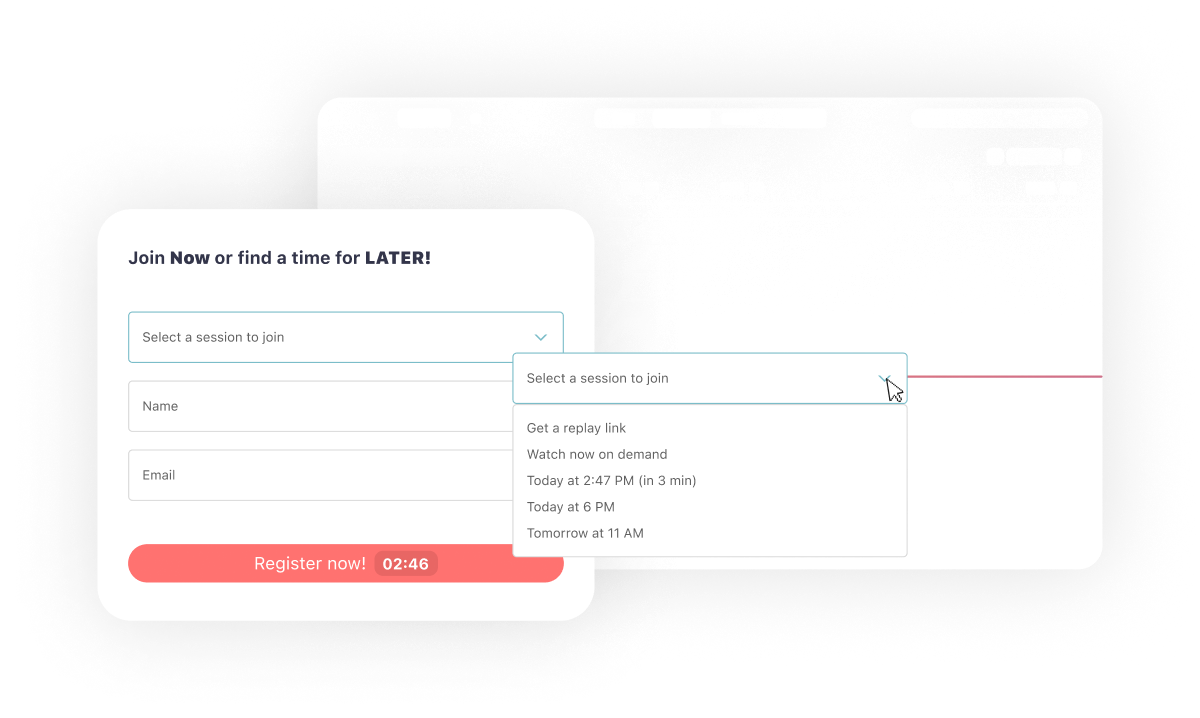 Scheduling Feature Detail Page eWebinar