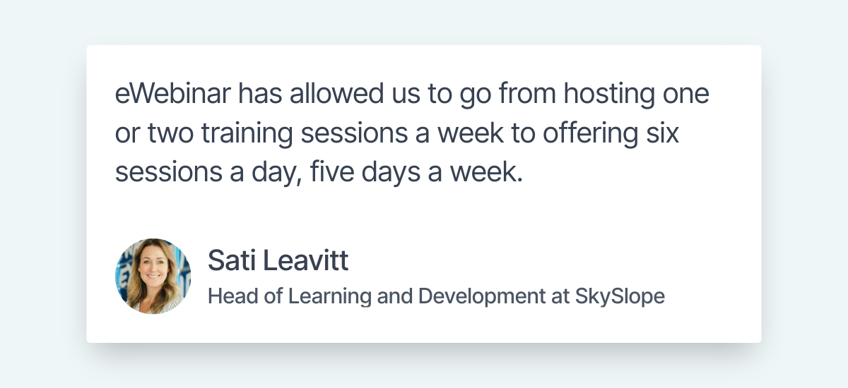 Review by Sati Leavitt on scalability