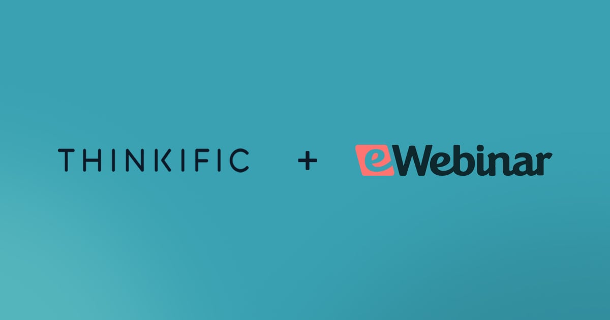 eWebinar and Thinkific announce partnership