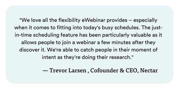 Trevor Larsen - Cofounder & CEO - Nectar