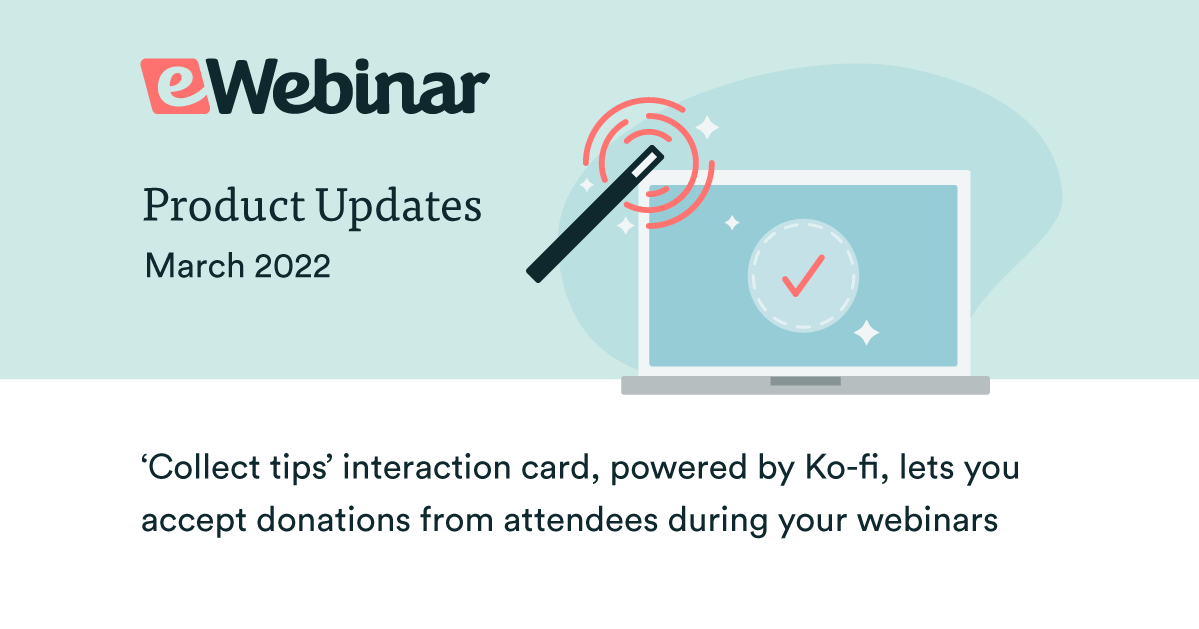 eWebinar Update: Collect Tips and Donations with Ko-fi