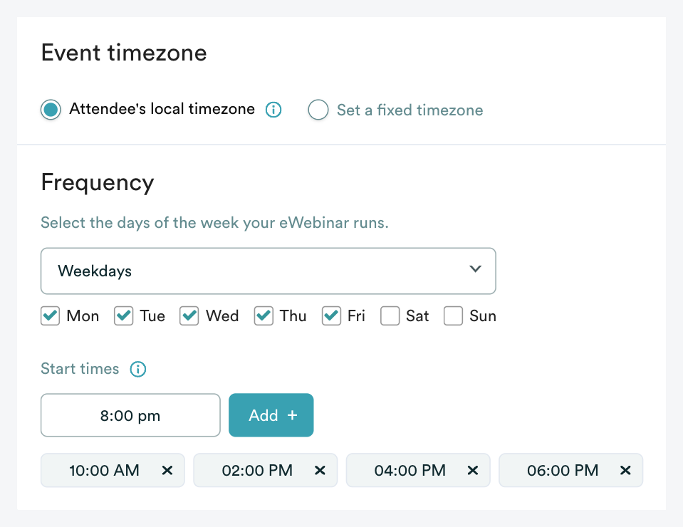 schedule-timezone-frequency