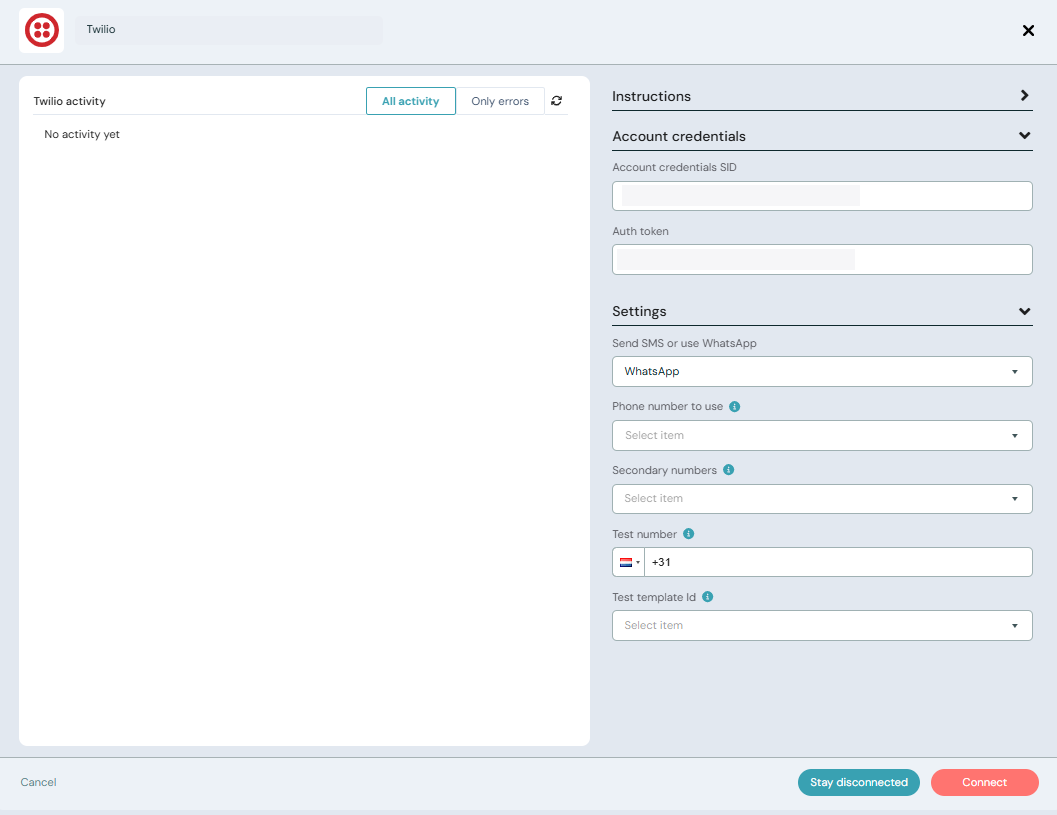 twilio integration